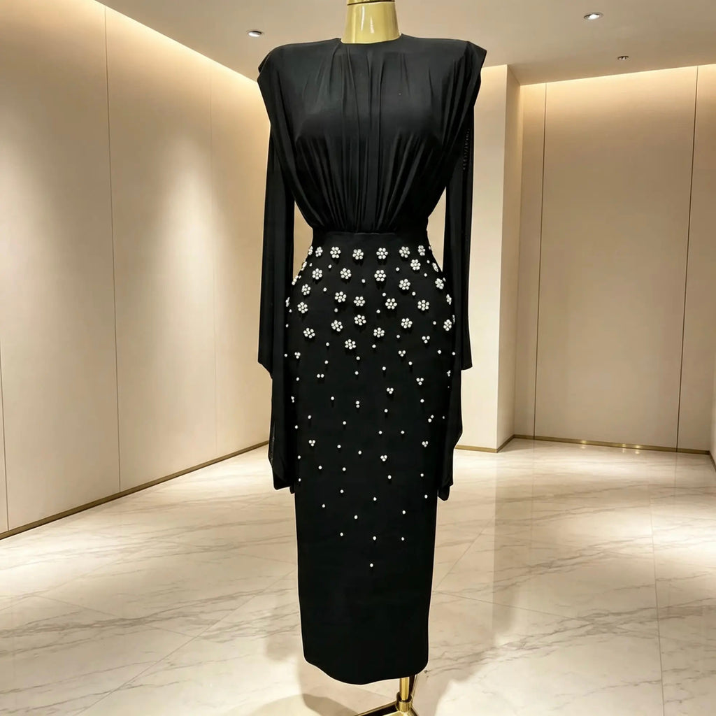 Lux Celeste Embellished Dress