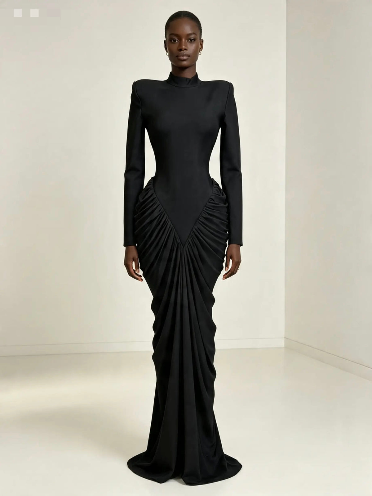 Lux Amara Draped Gown