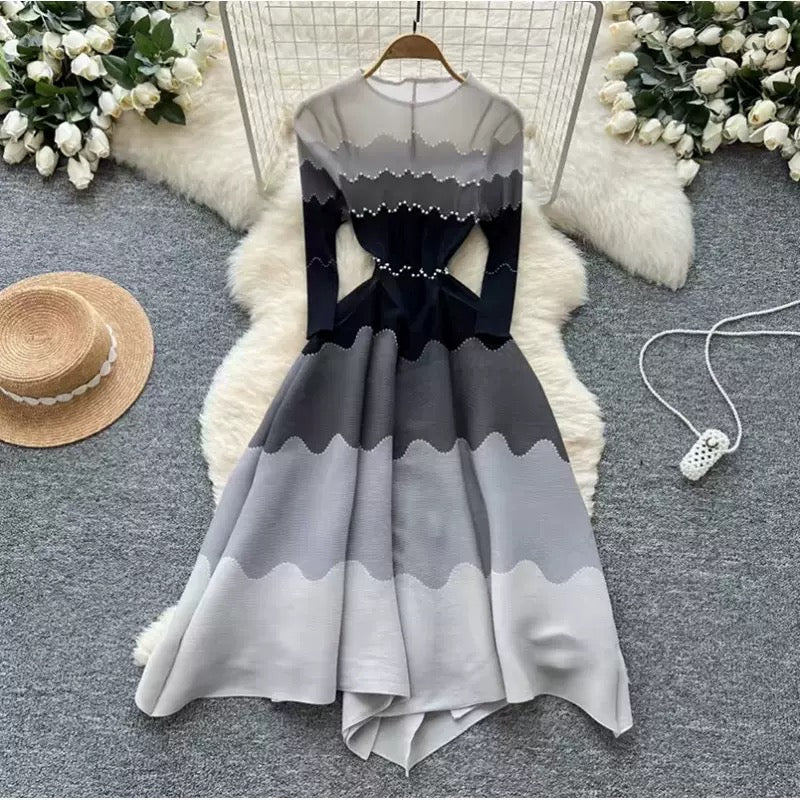 Lux Wave bouncy  Dress