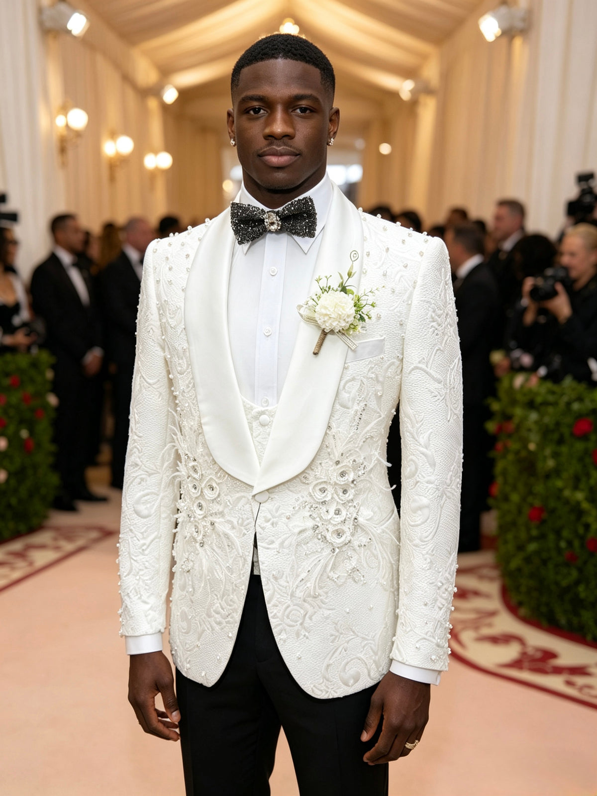 Royal Ivory Prestige Embellished Wedding Tuxedo