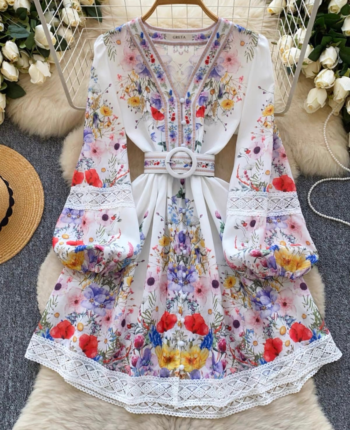 Garden Romance Floral Dress