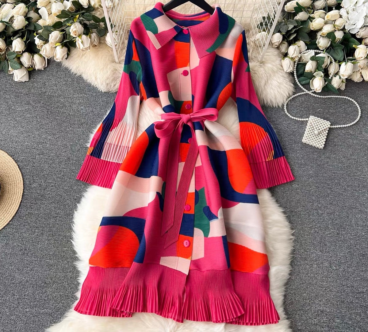 Lux bouncy Muse Dress