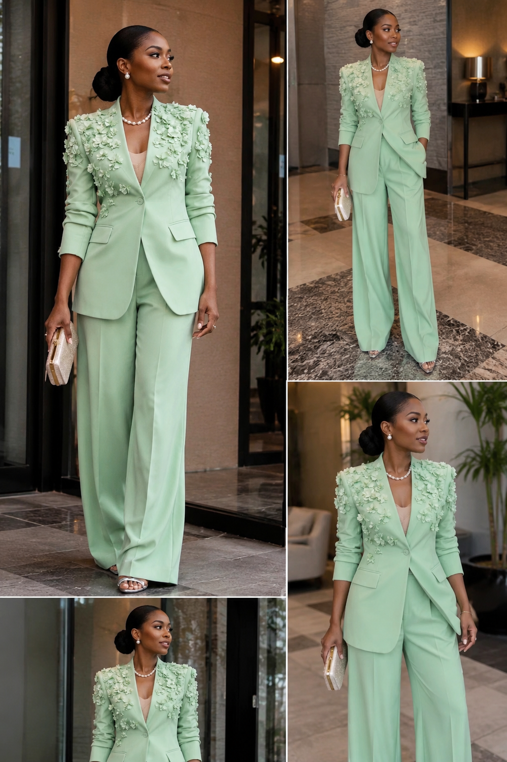 Mint Blossom Executive Suit