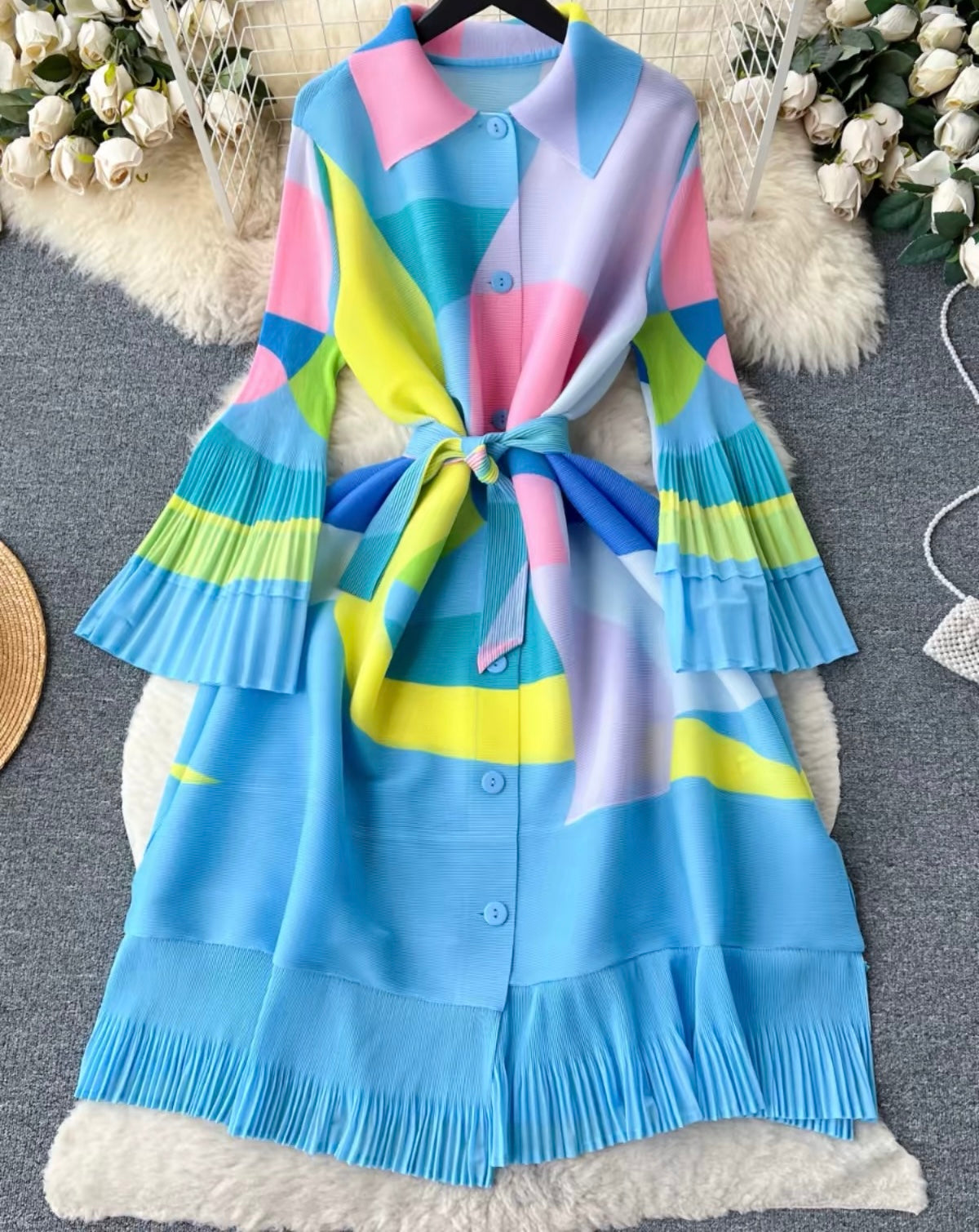 Lux bouncy Muse Dress