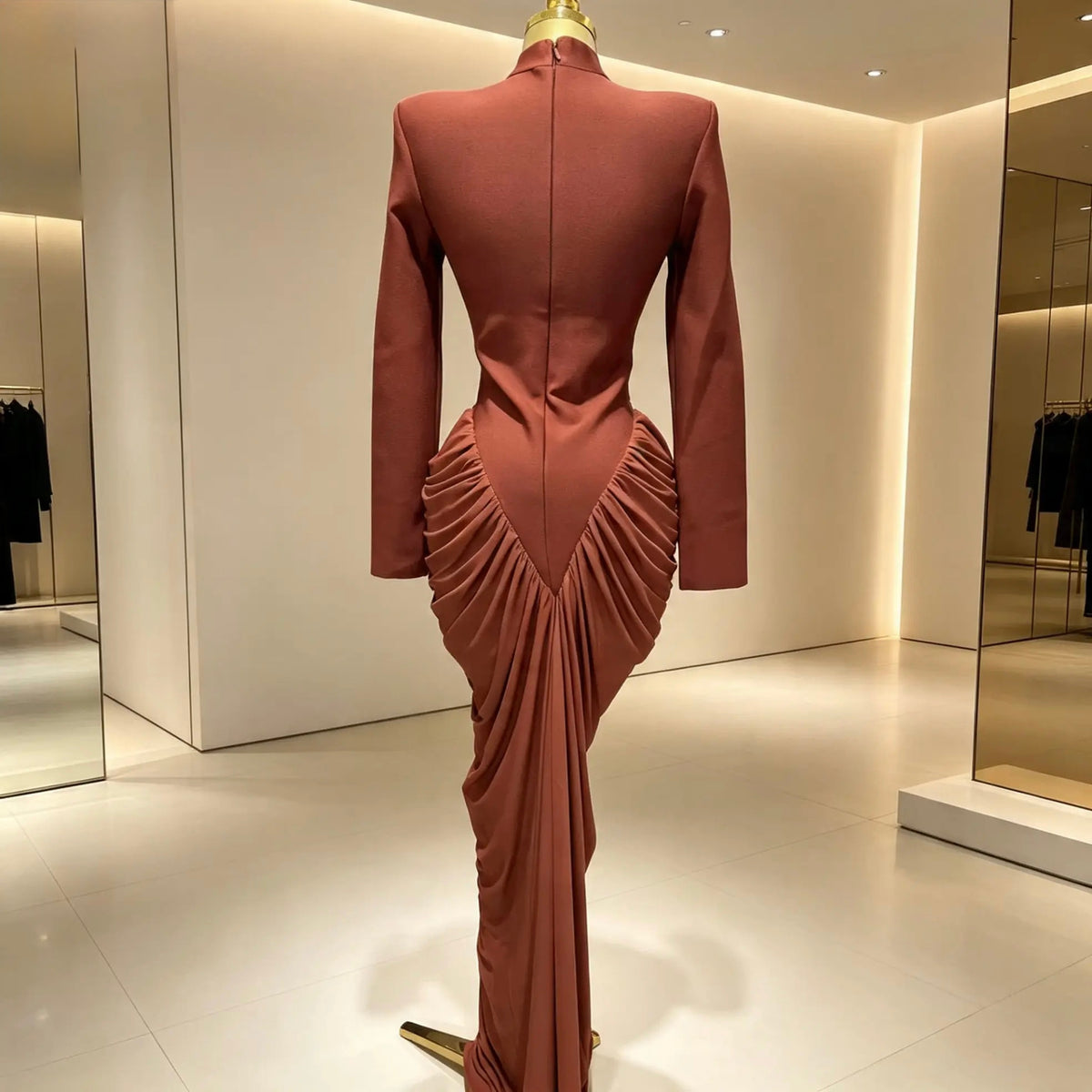 Lux Amara Draped Gown