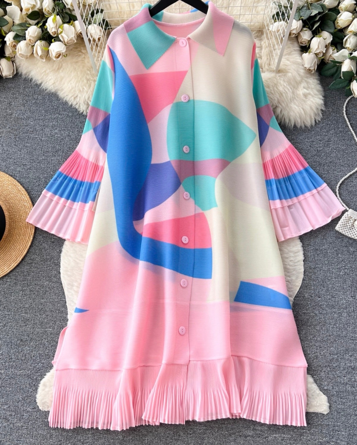 Lux bouncy Muse Dress