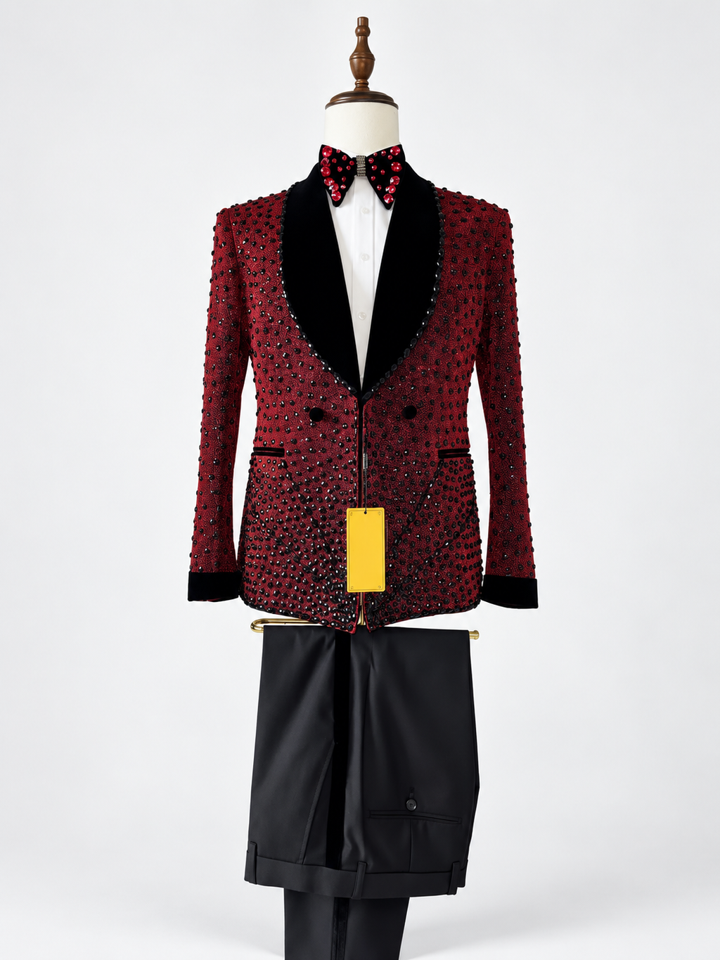 The Royal Crimson Crystal Tuxedo