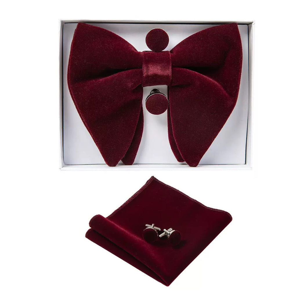 Gentleman’s Luxe Velvet Bow Tie