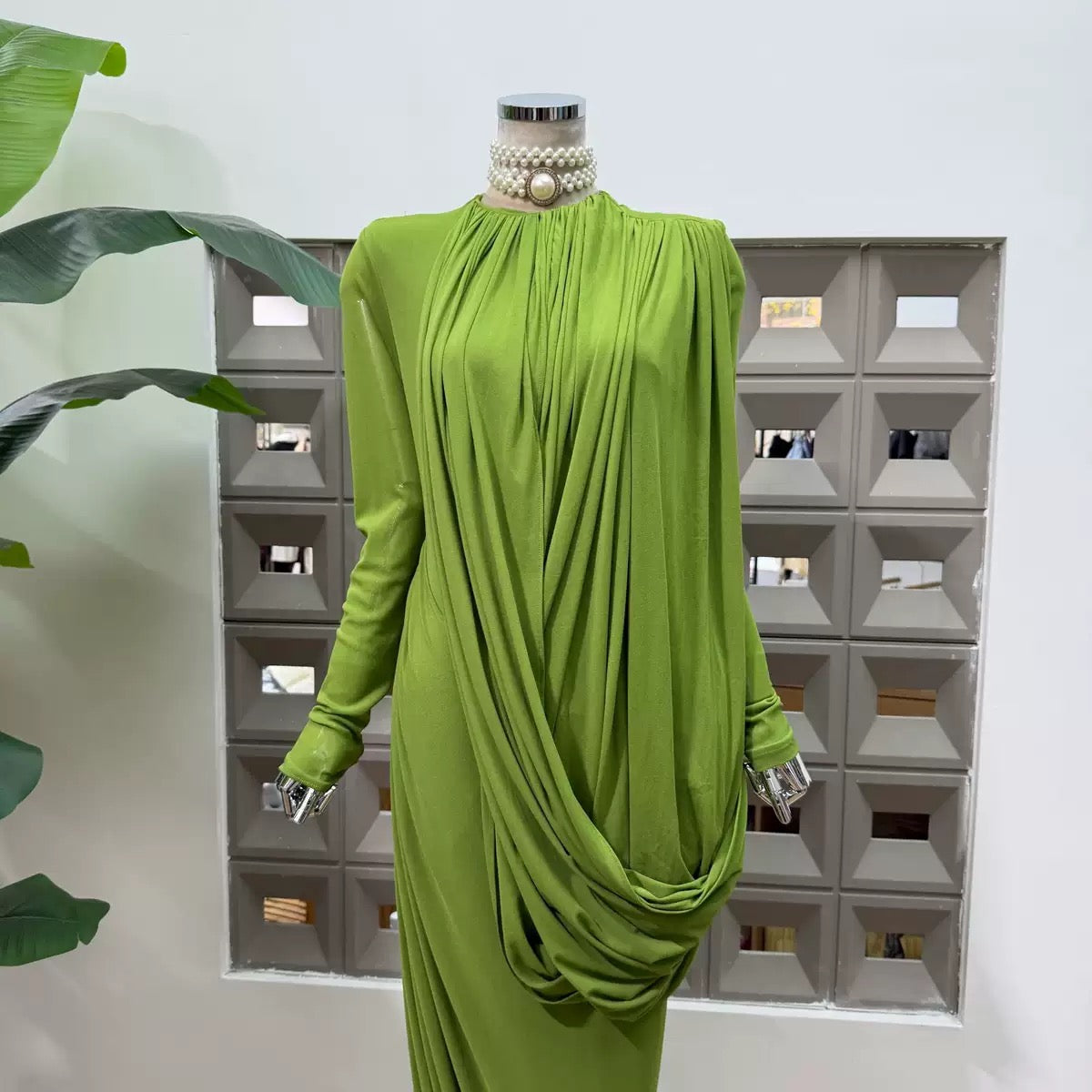 The Zuri Draped Maxi Dress