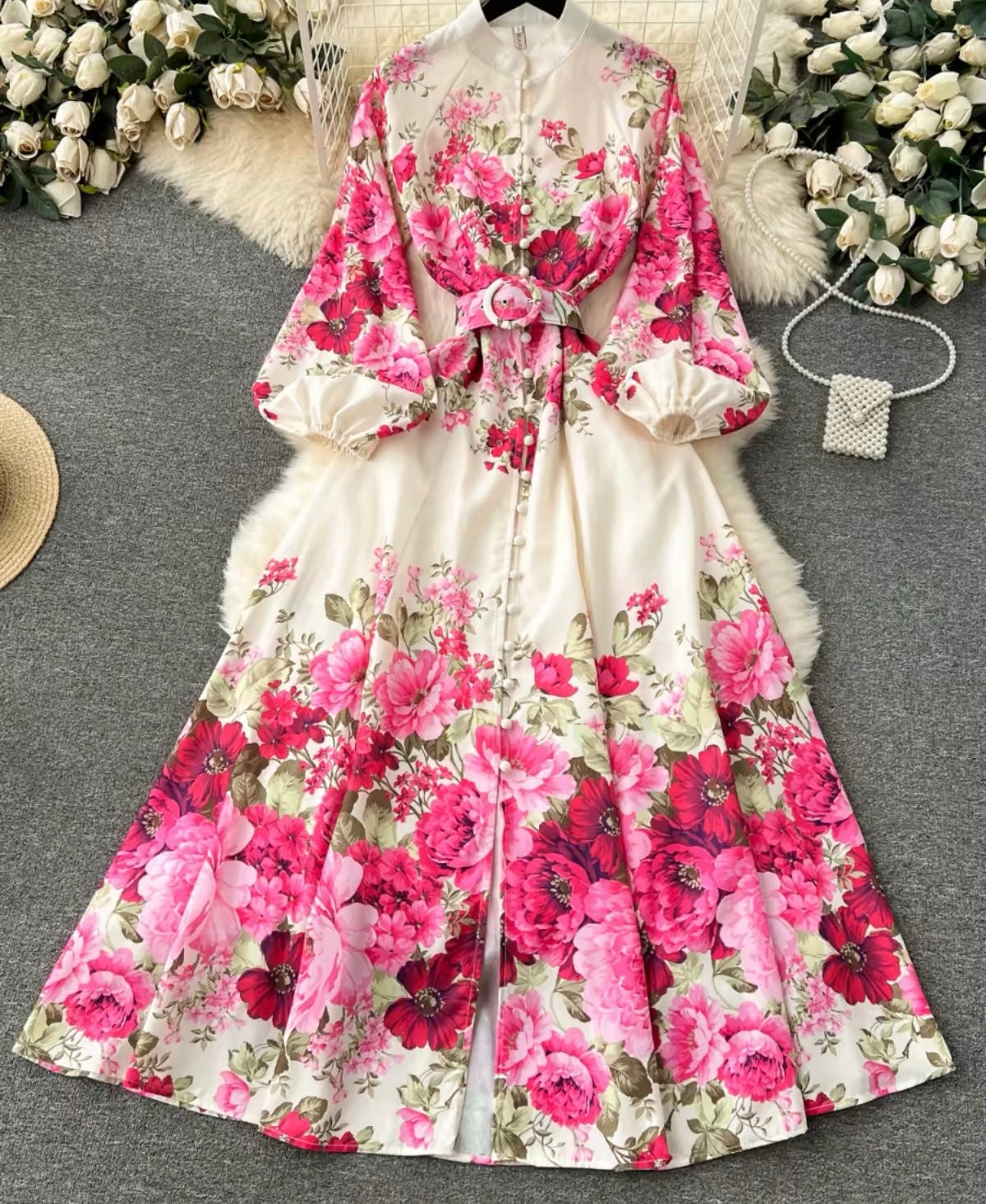 The Bella Floral Maxi Dress