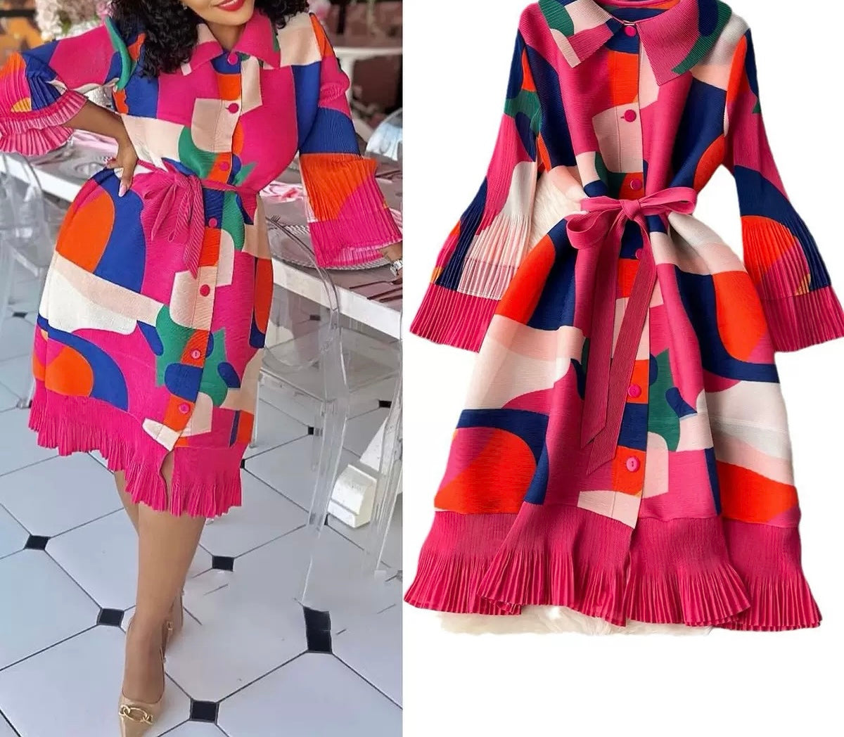 Lux bouncy Muse Dress