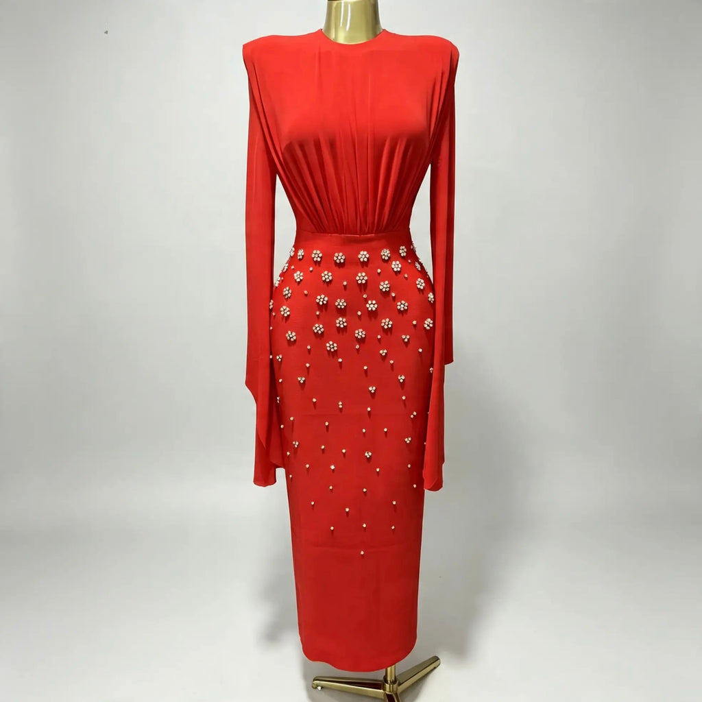 Lux Celeste Embellished Dress