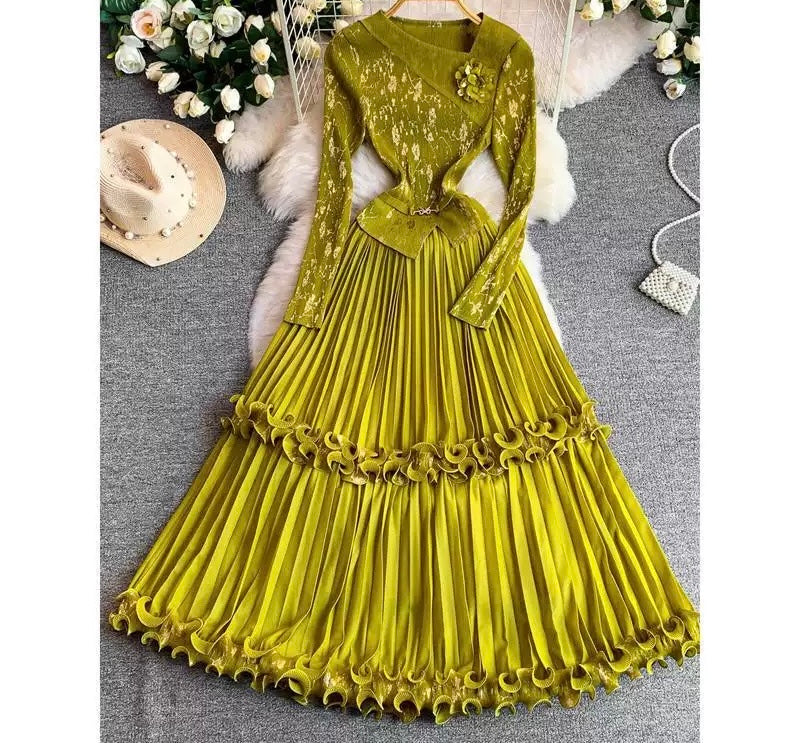 Royale Pleated Gown