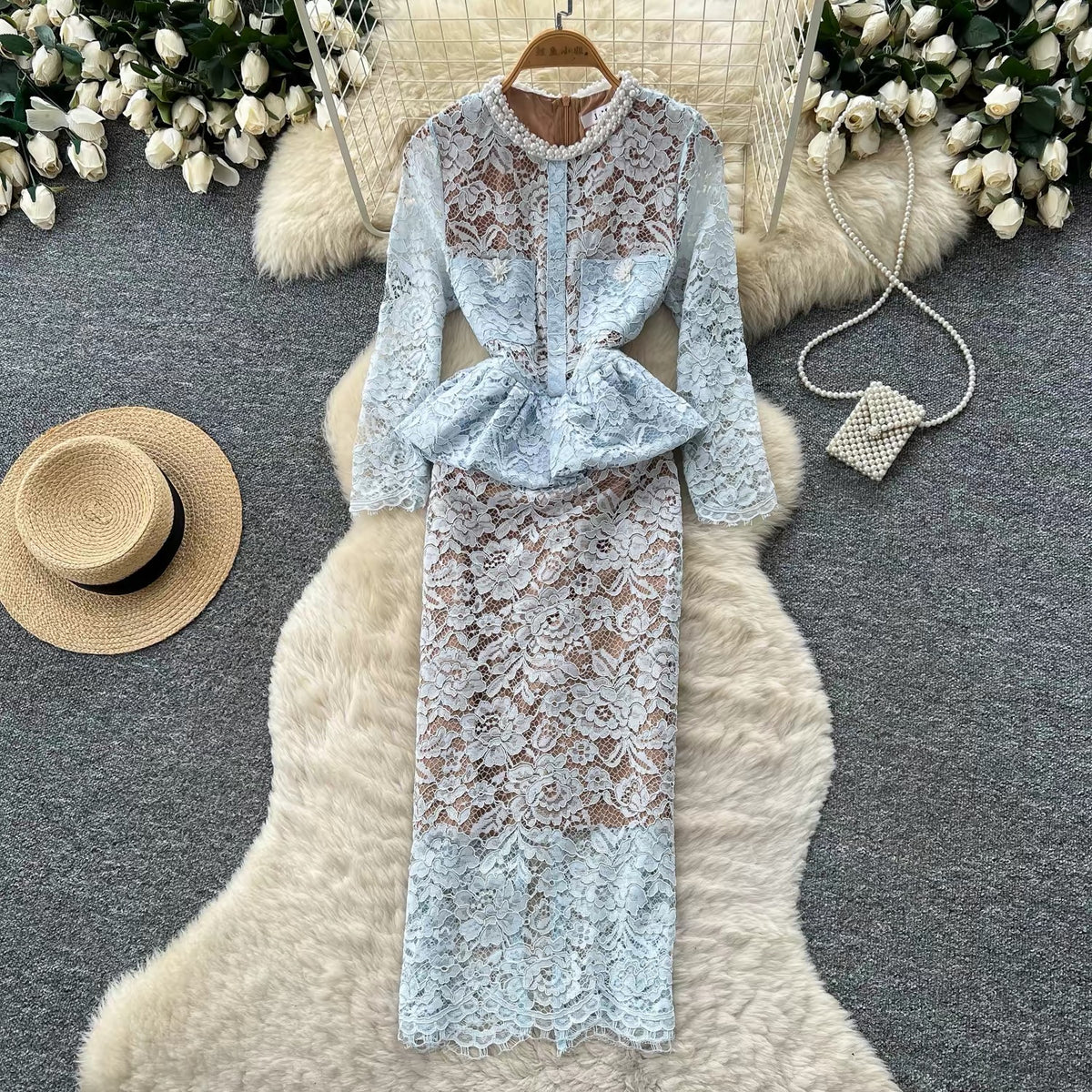 The LUX Amara Lace Dress