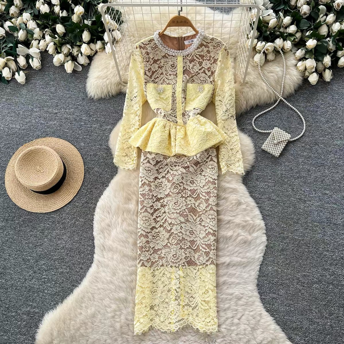The LUX Amara Lace Dress