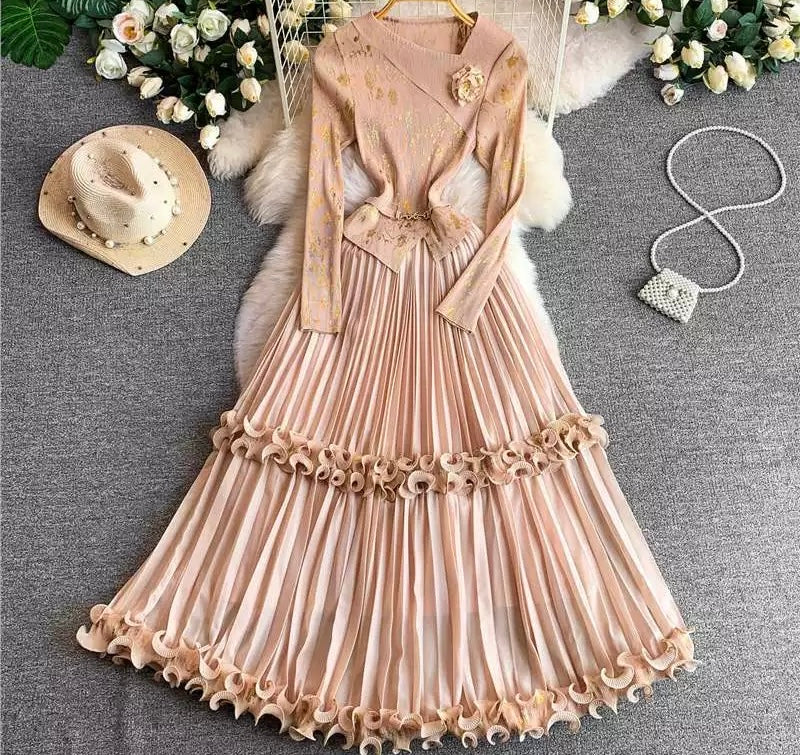 Royale Pleated Gown