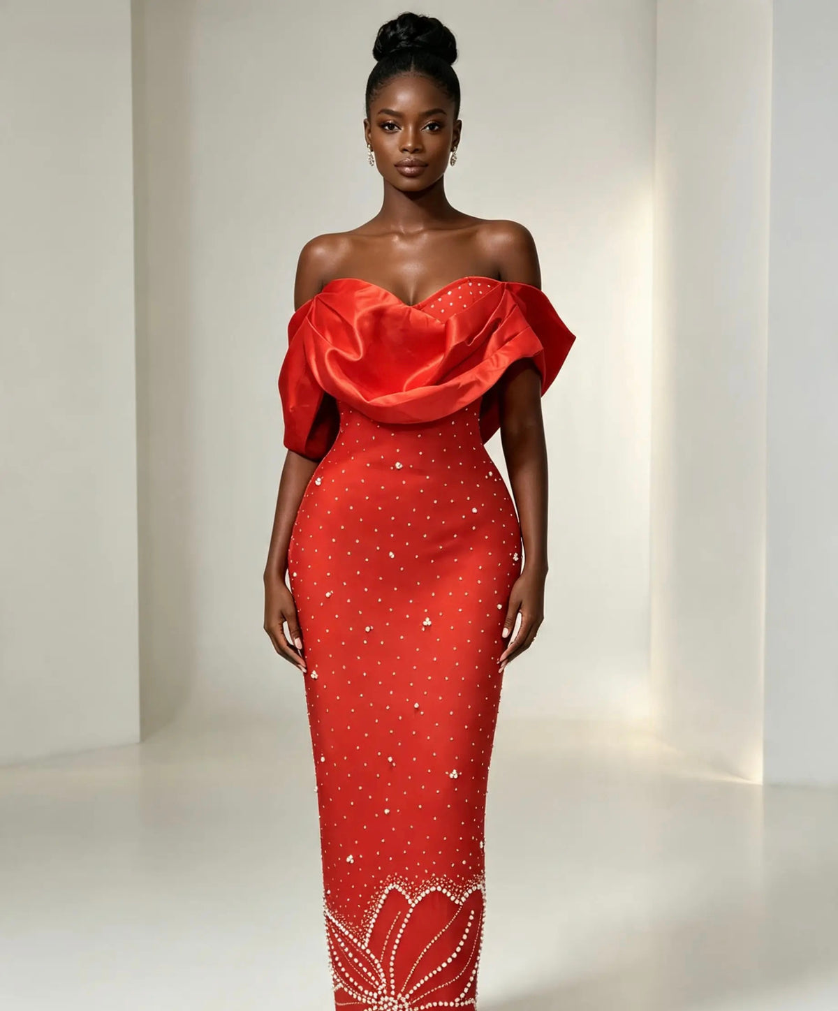 Lux Monroe Crystal Bodycon Dress