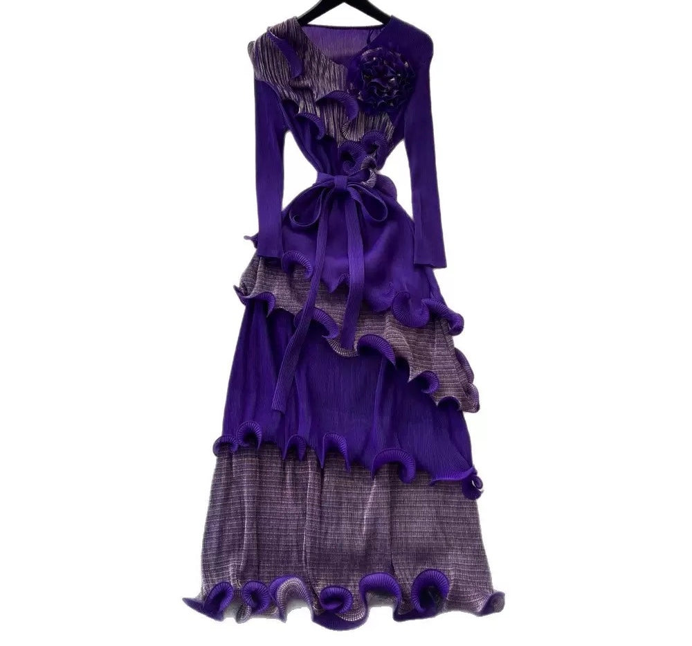 The Amara Ruffle Maxi Dress