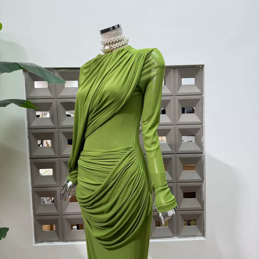 The Zuri Draped Maxi Dress