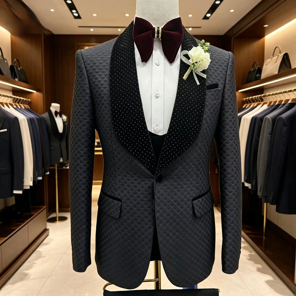 The Regent Quilted 3-Piece Tuxedo