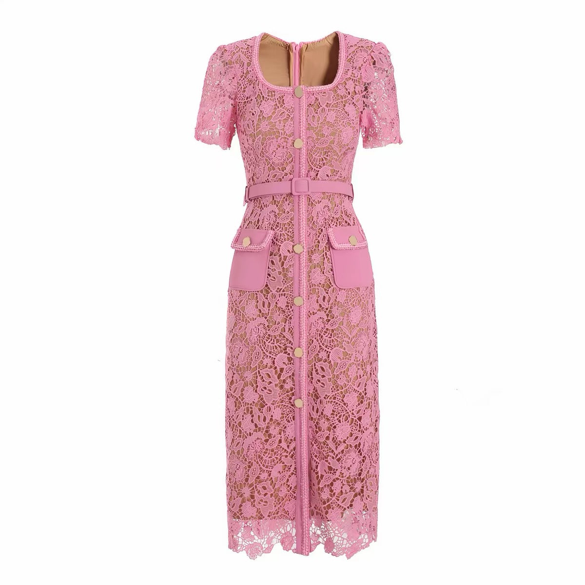 Lux Lace Midi Dress