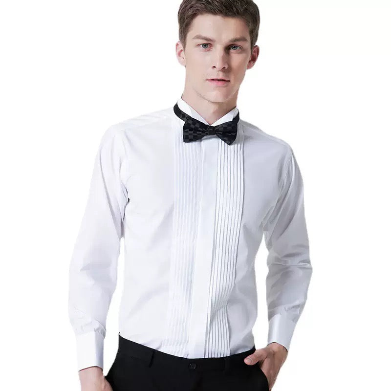 Signature Pleated Formal Shirt