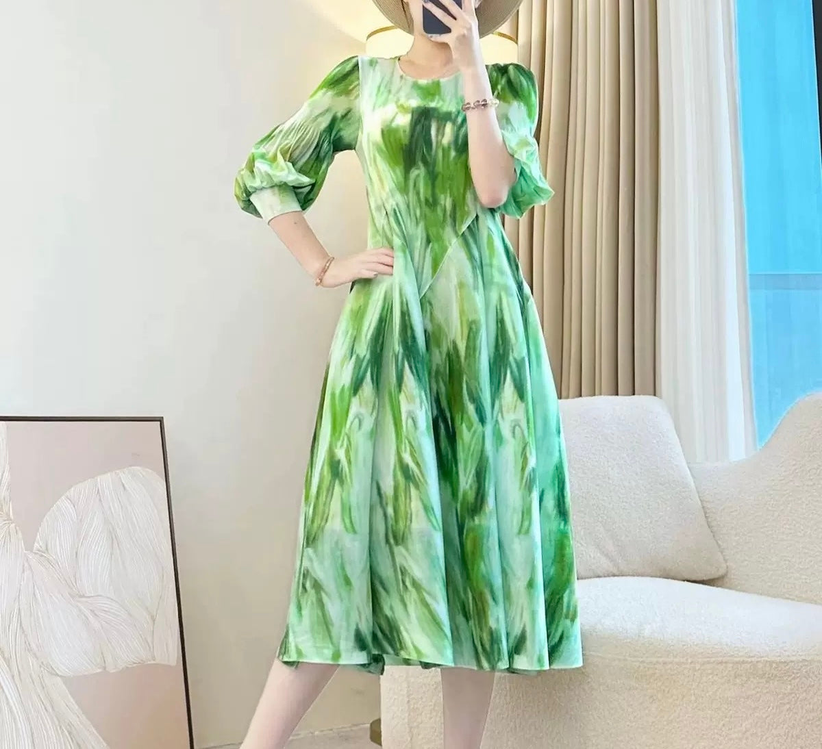 Royal Bloom bouncy Dress