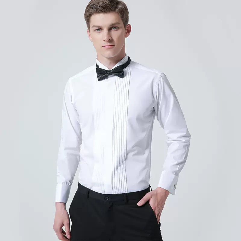 Signature Pleated Formal Shirt