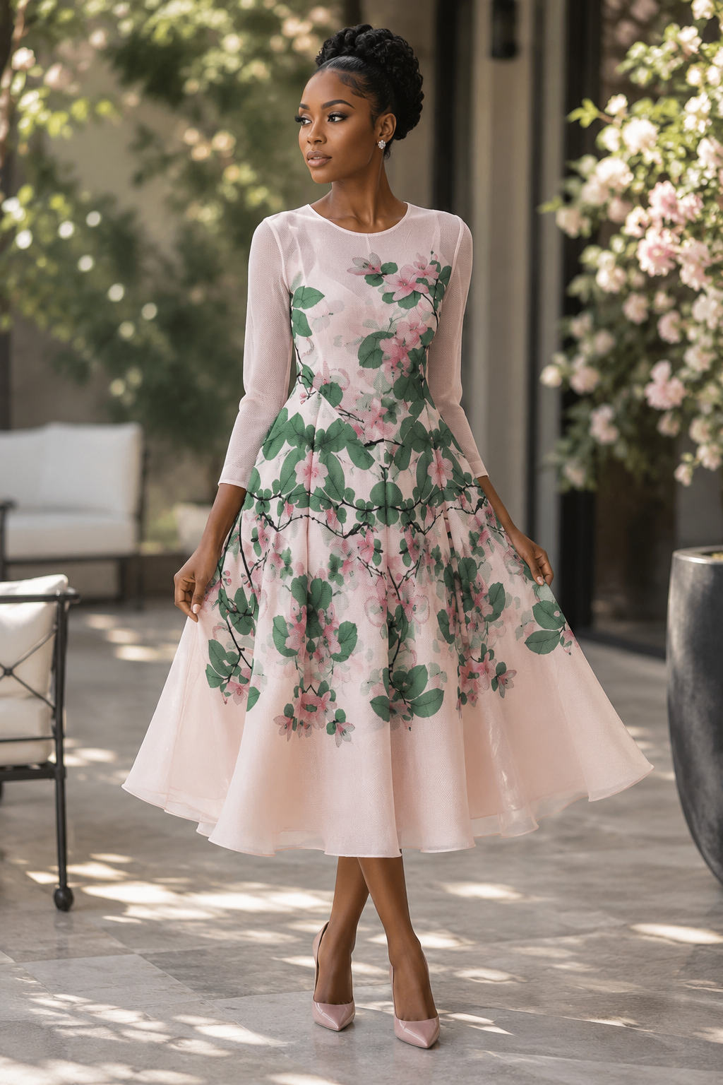 Celeste Bloom Luxury bouncy Dress