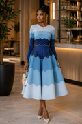 Lux Wave bouncy  Dress