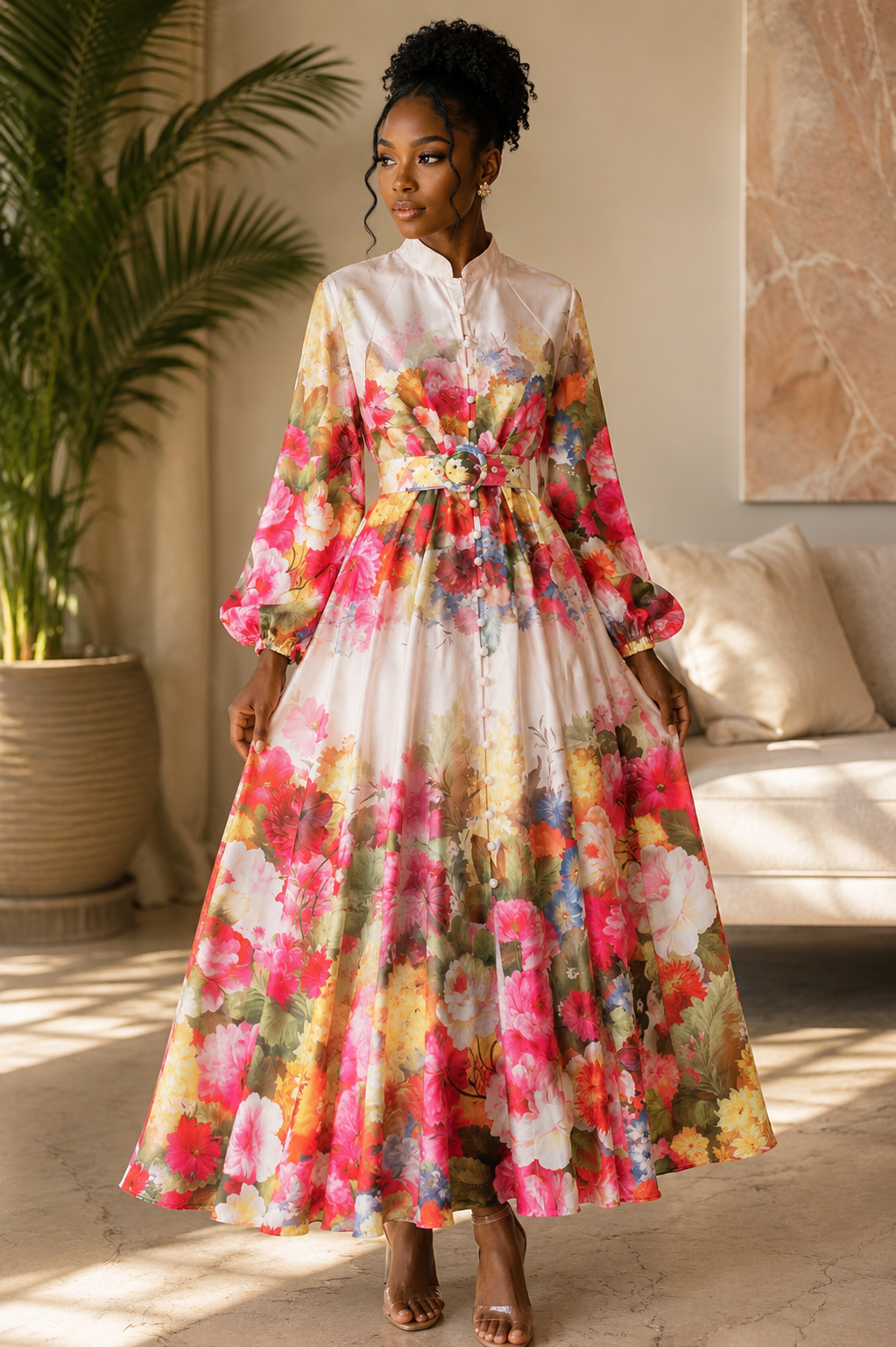 The Bella Floral Maxi Dress