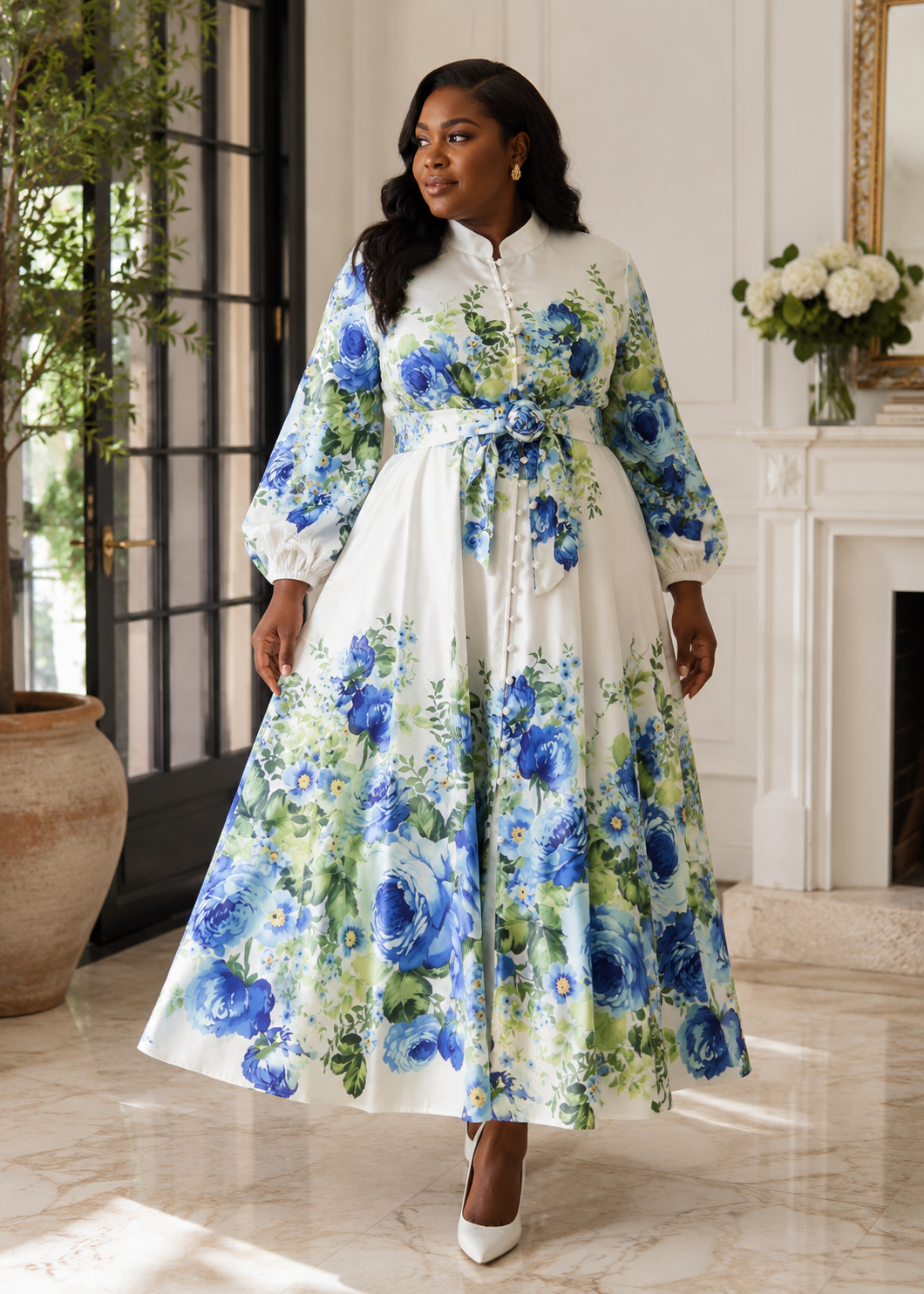 The Bella Floral Maxi Dress