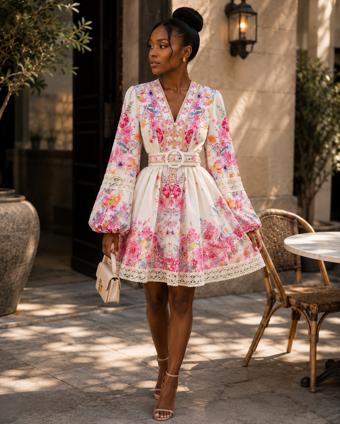 Garden Romance Floral Dress