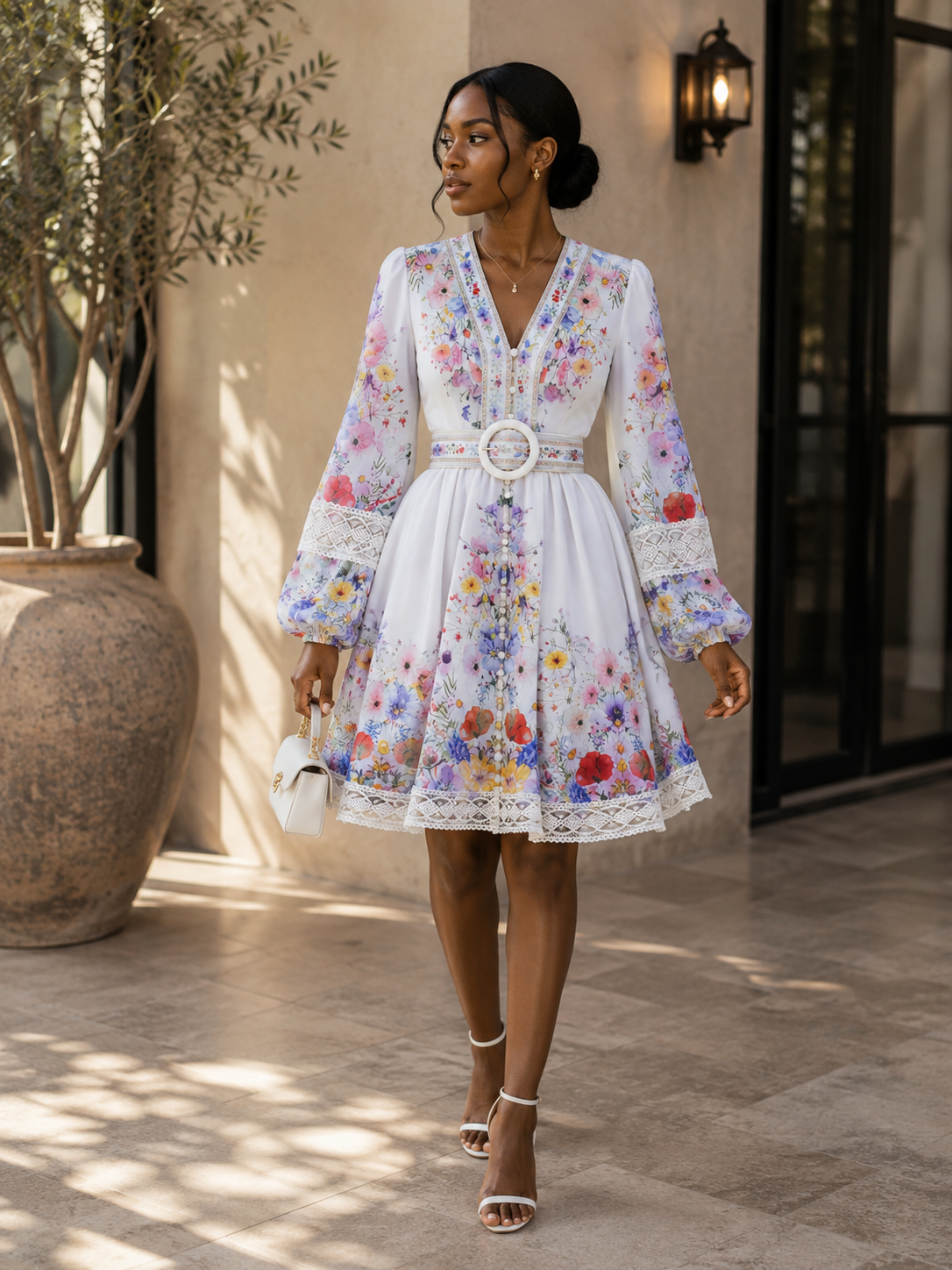 Garden Romance Floral Dress