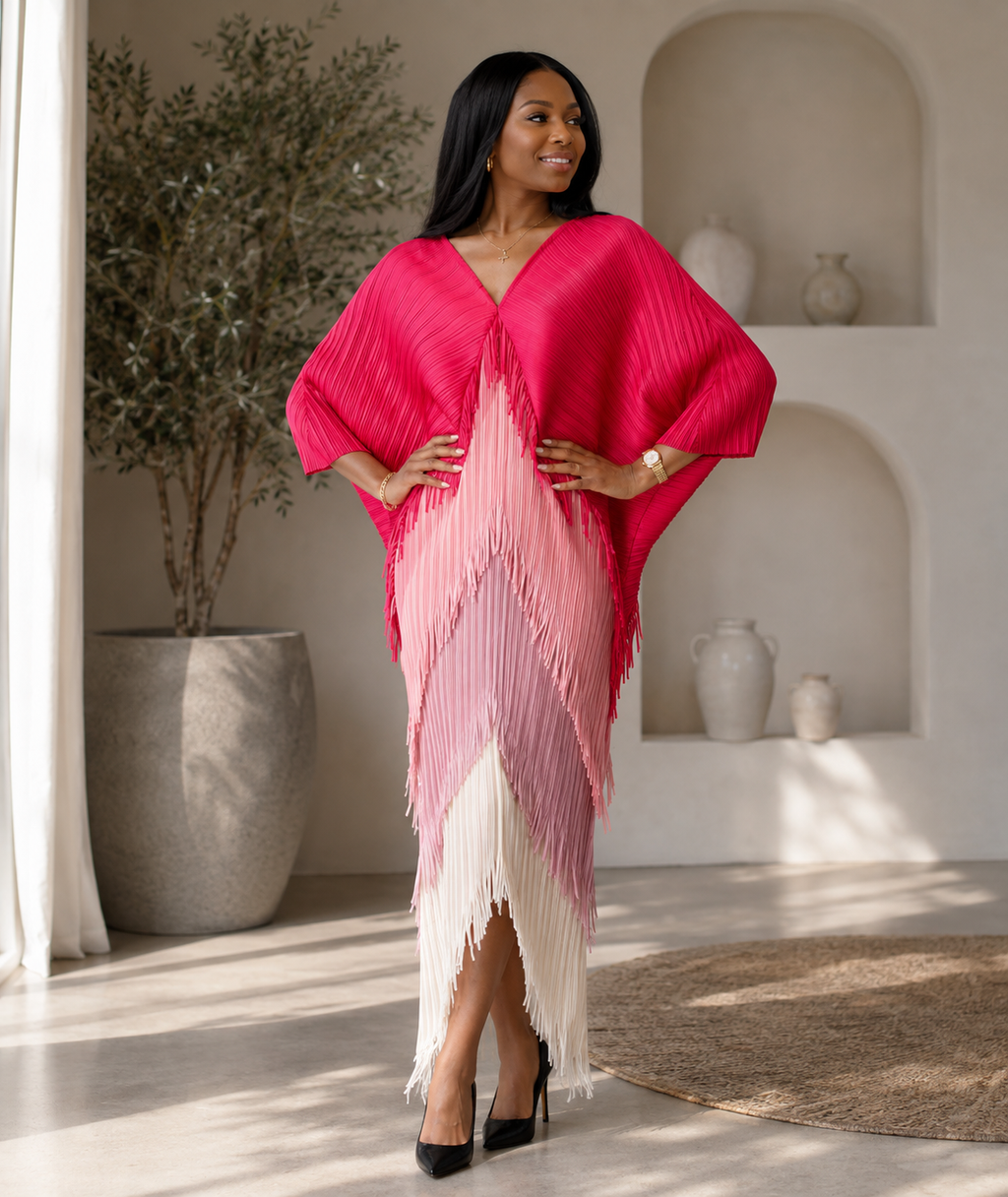 The Celeste Fringe Dress
