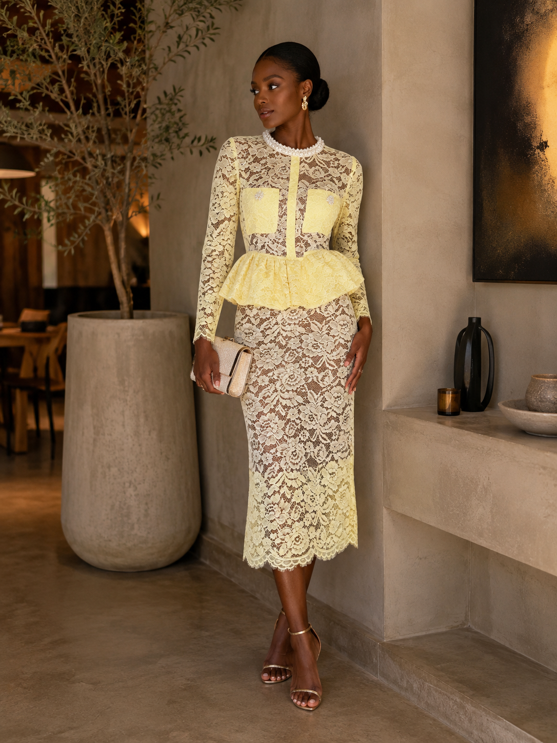 The LUX Amara Lace Dress
