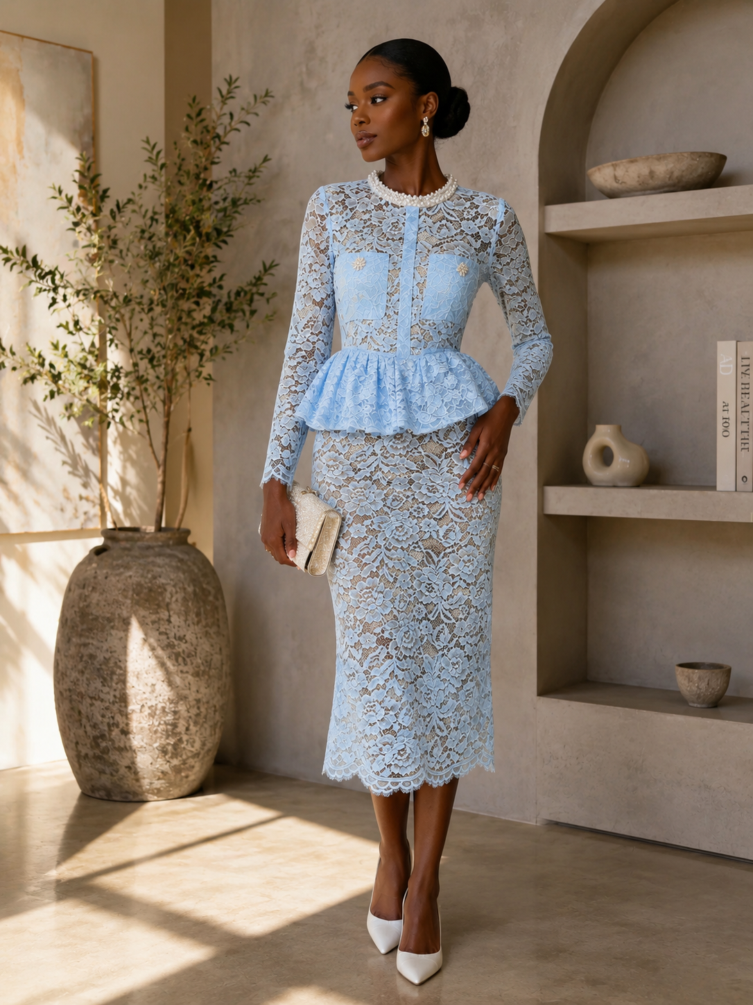 The LUX Amara Lace Dress
