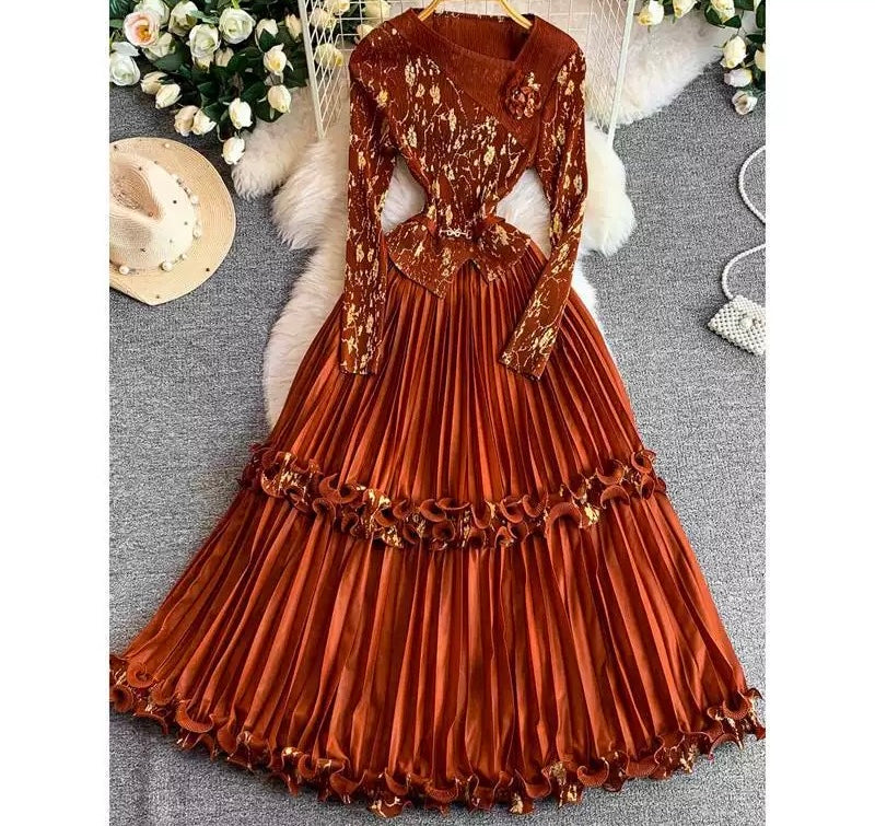 Royale Pleated Gown