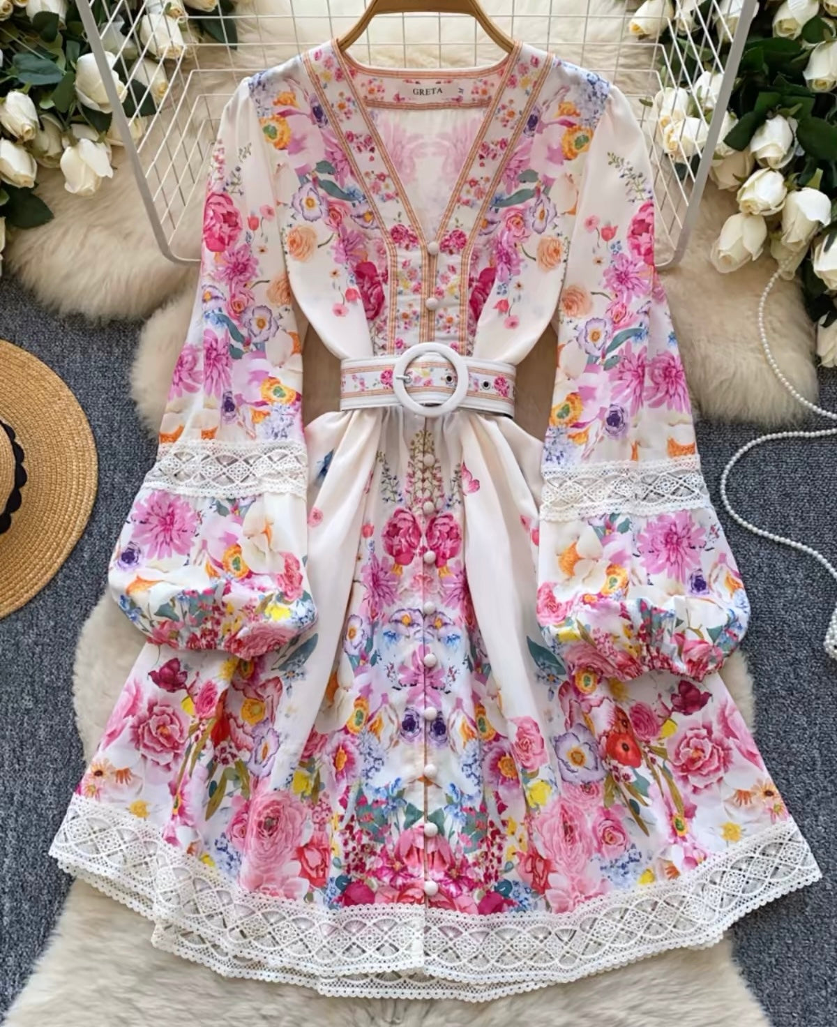 Garden Romance Floral Dress