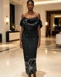 Lux Monroe Crystal Bodycon Dress