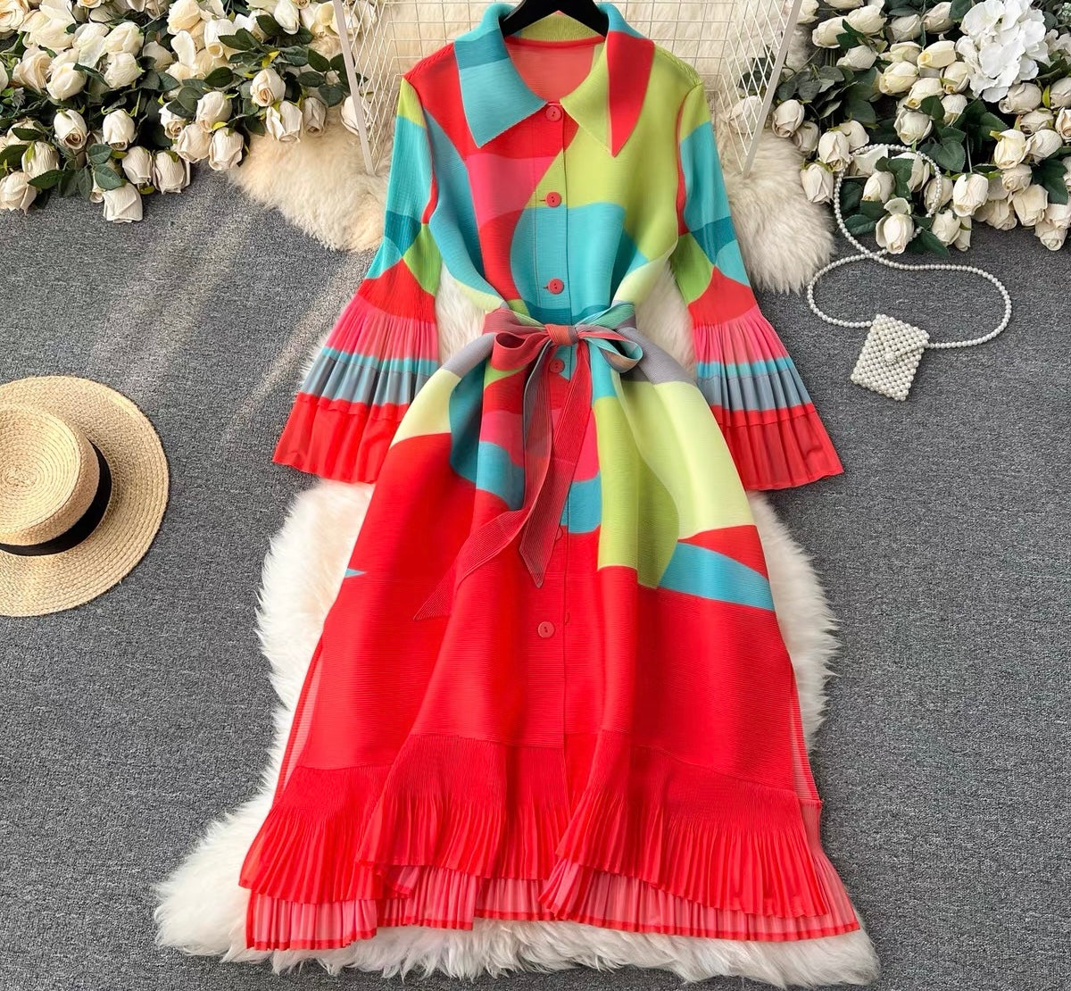 Lux bouncy Muse Dress