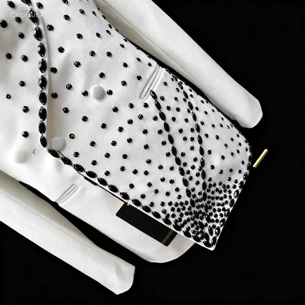 Lux Beaded 2-Piece Men’s Suit