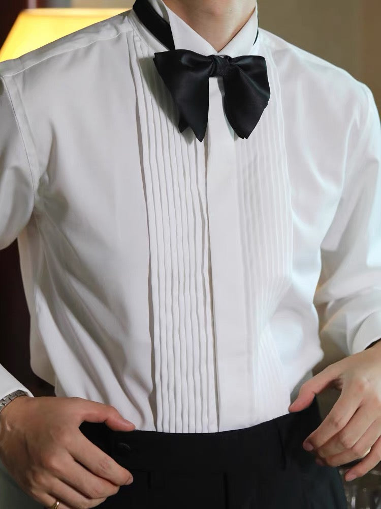Signature Pleated Formal Shirt