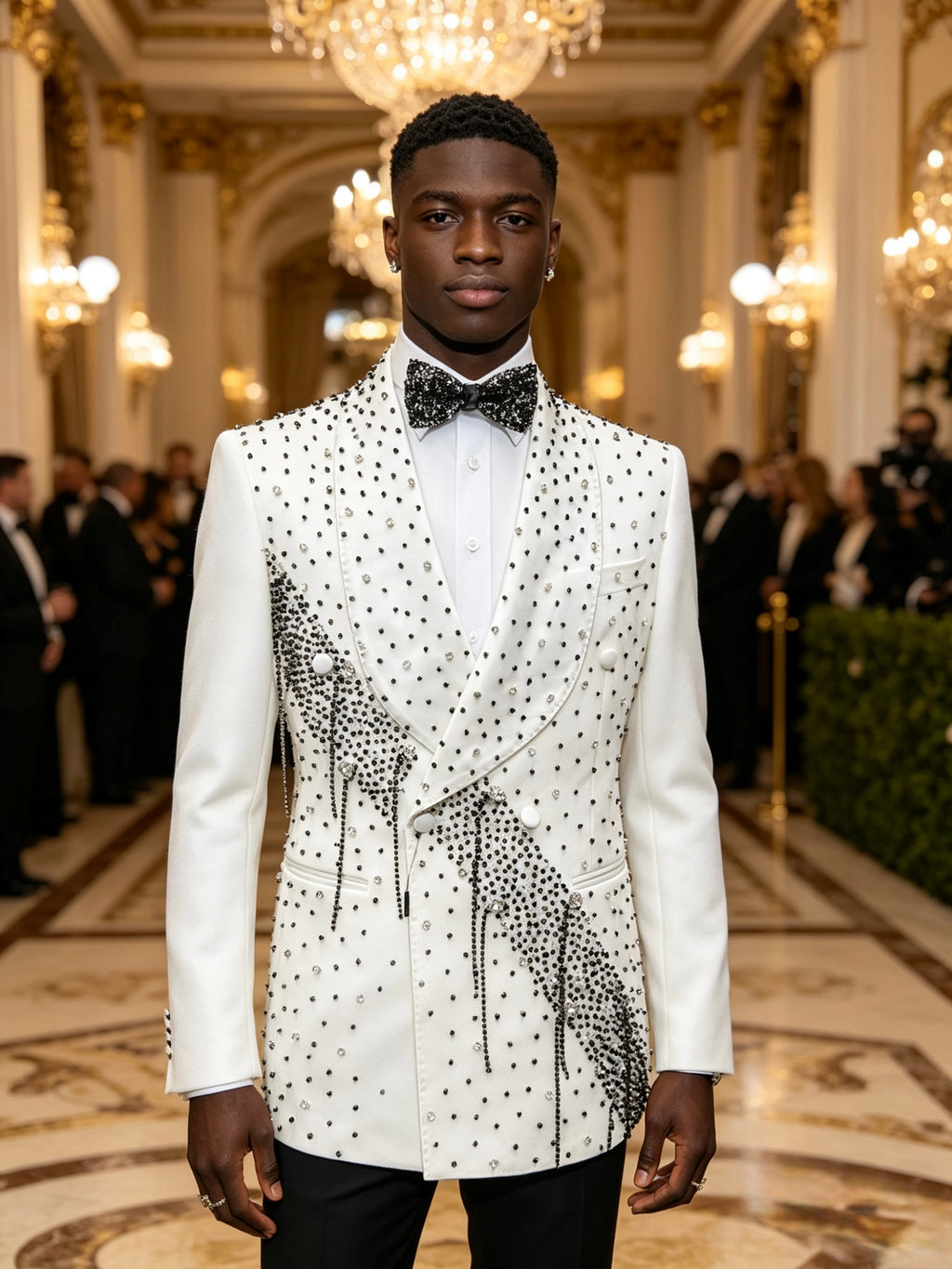 Royal Chain Embellished Tuxedo