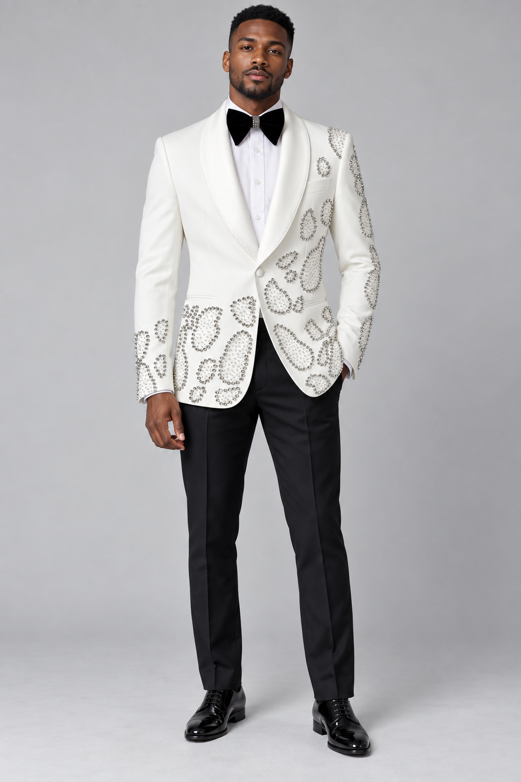 Ivory Prestige Crystal Tuxedo