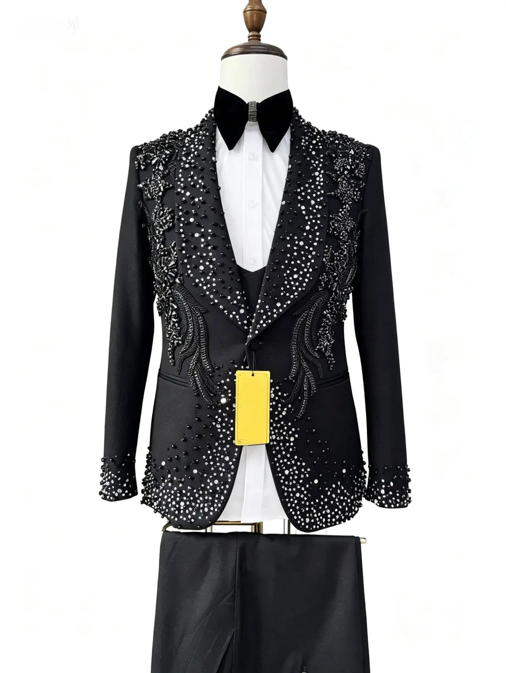 The Royale Crystal 3-Piece Tuxedo Suit