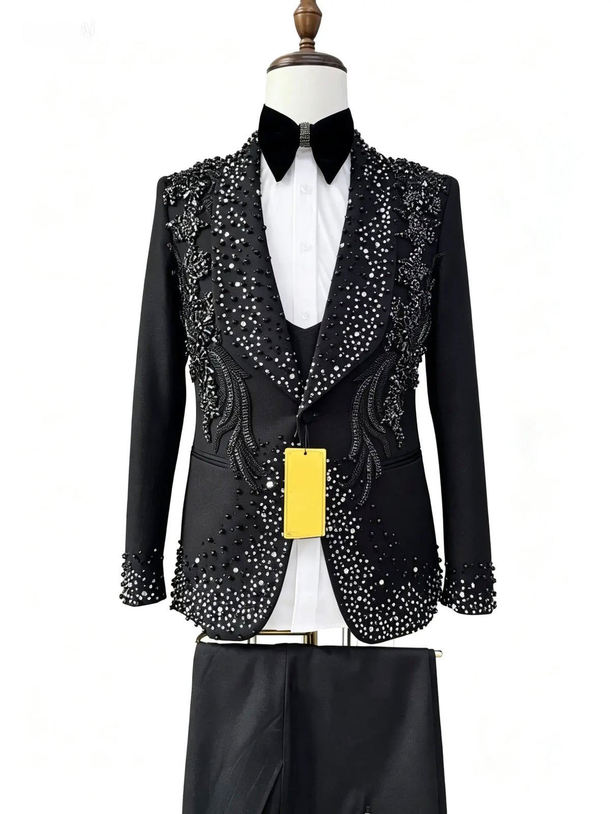 The Royale Crystal 3-Piece Tuxedo Suit