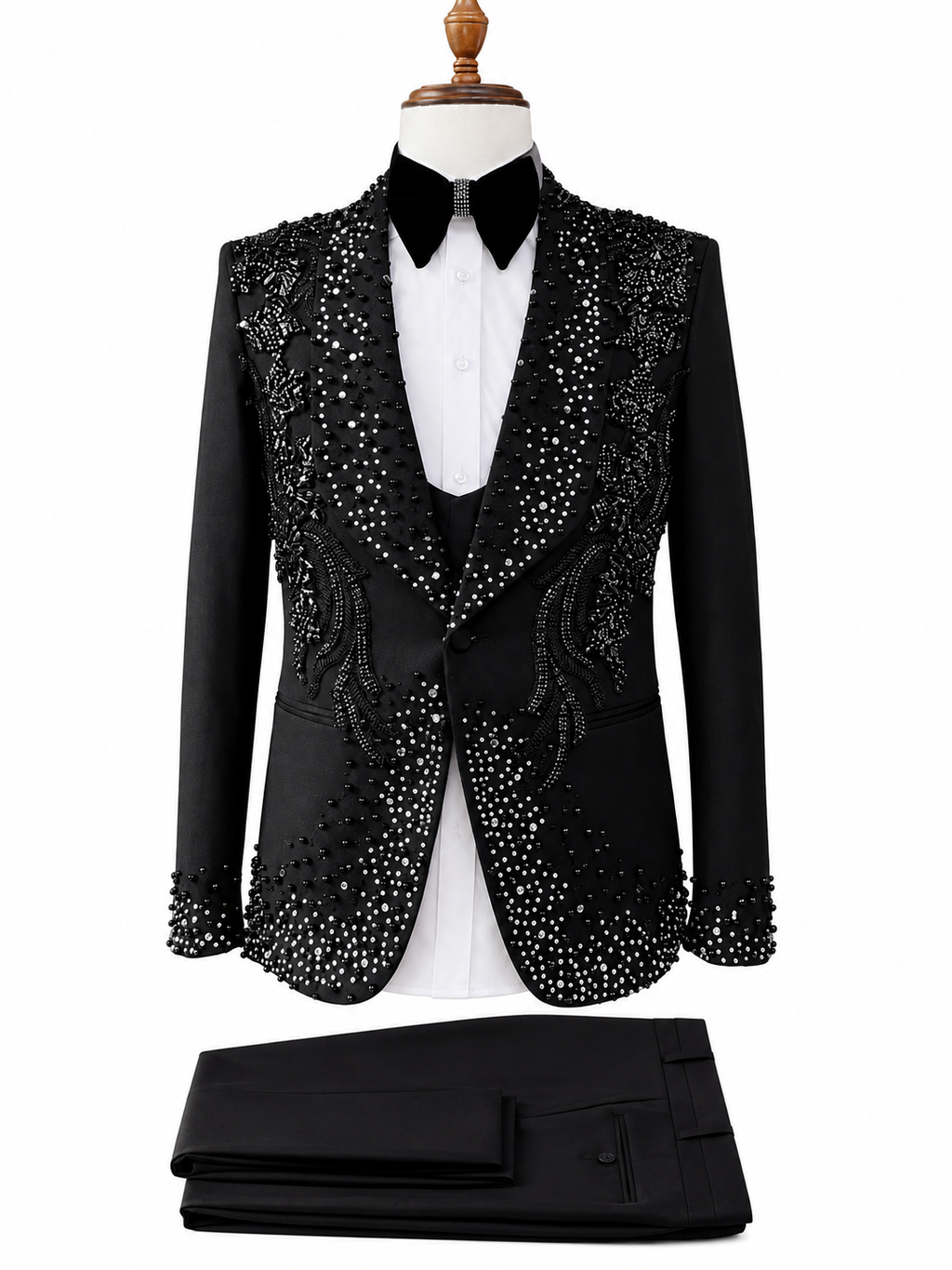 Royal Crystal Pearl Tuxed