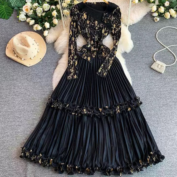 Royale Pleated Gown