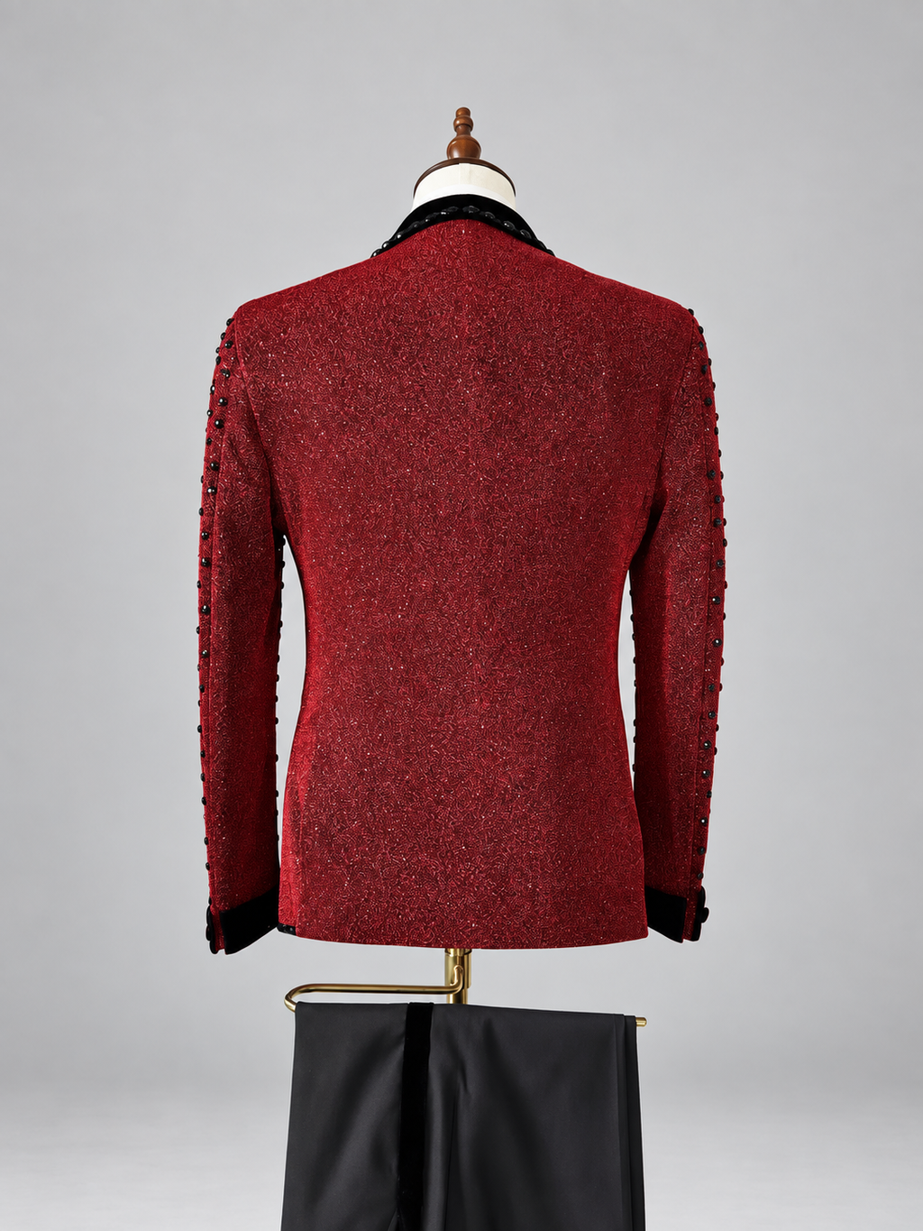 The Royal Crimson Crystal Tuxedo